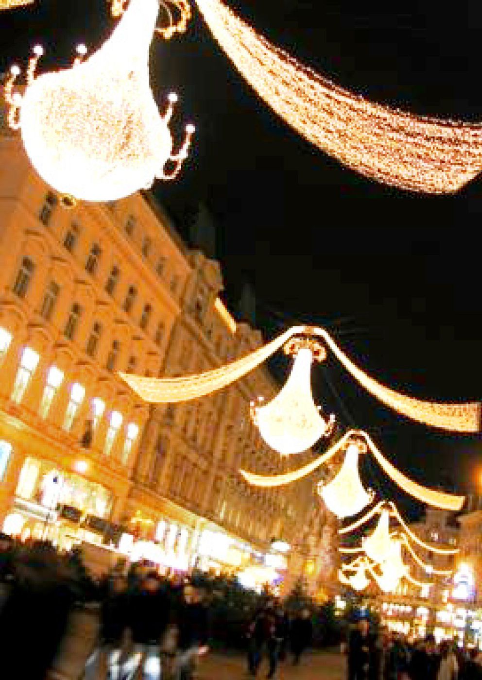 Foto: Navidad luminosa en las calles de Viena