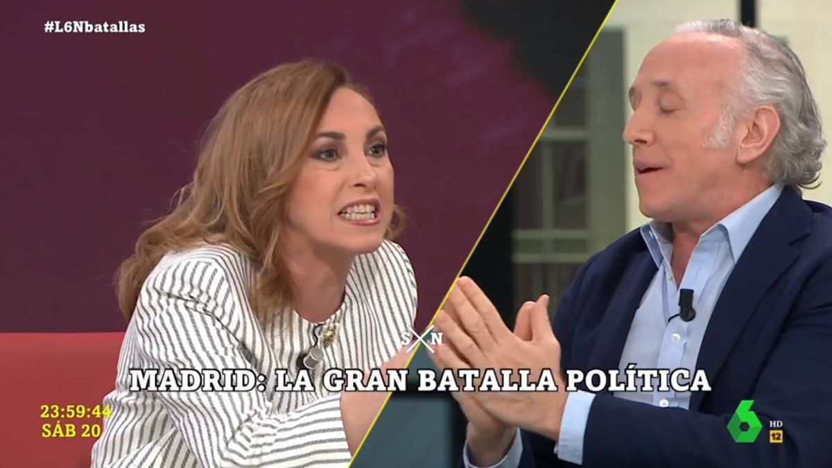 Eduardo Inda y Angélica Rubio se dicen de todo en 'La Sexta noche': "Mentirosa patológica"