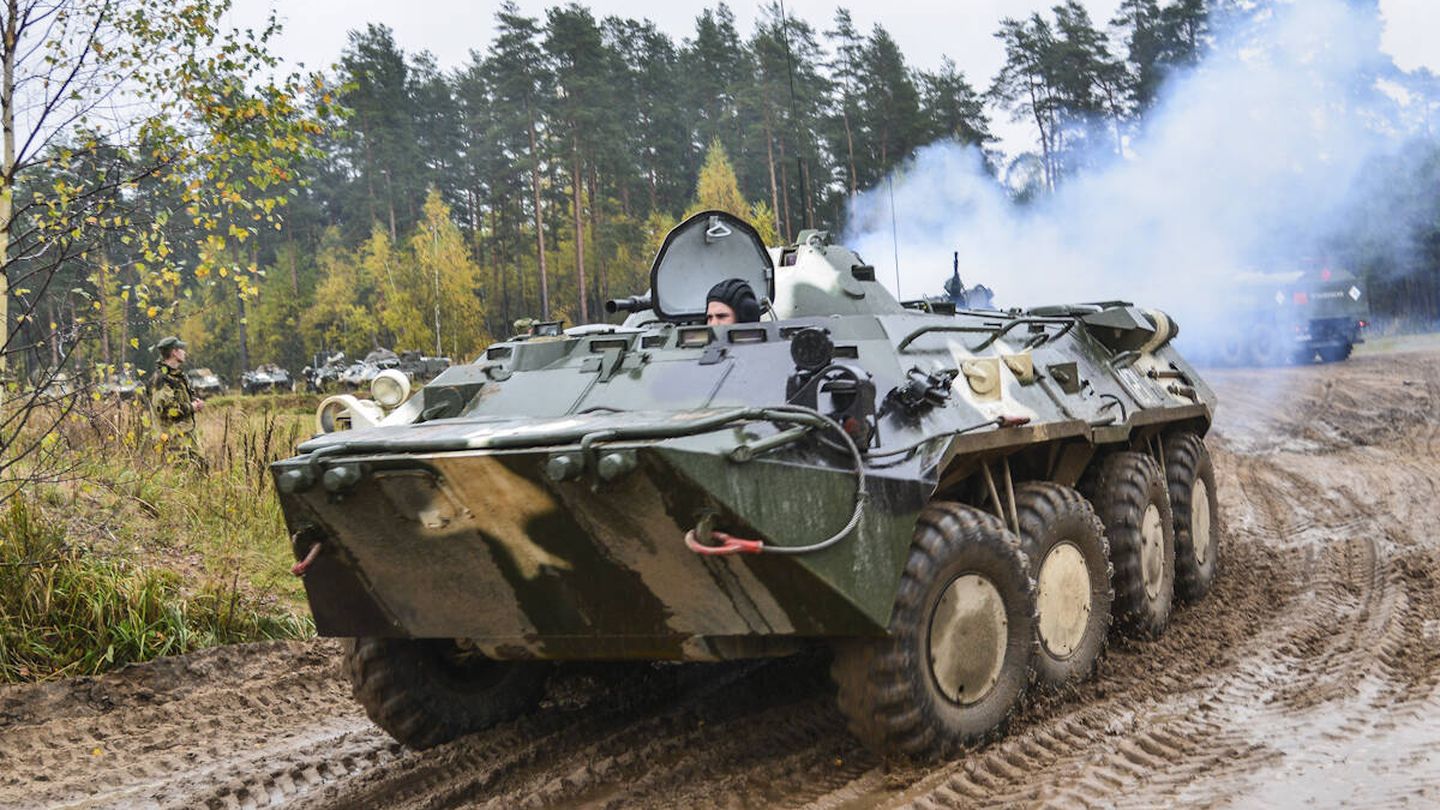 BTR-80 de las fuerzas especiales bielorrusas. (Mil.ru)