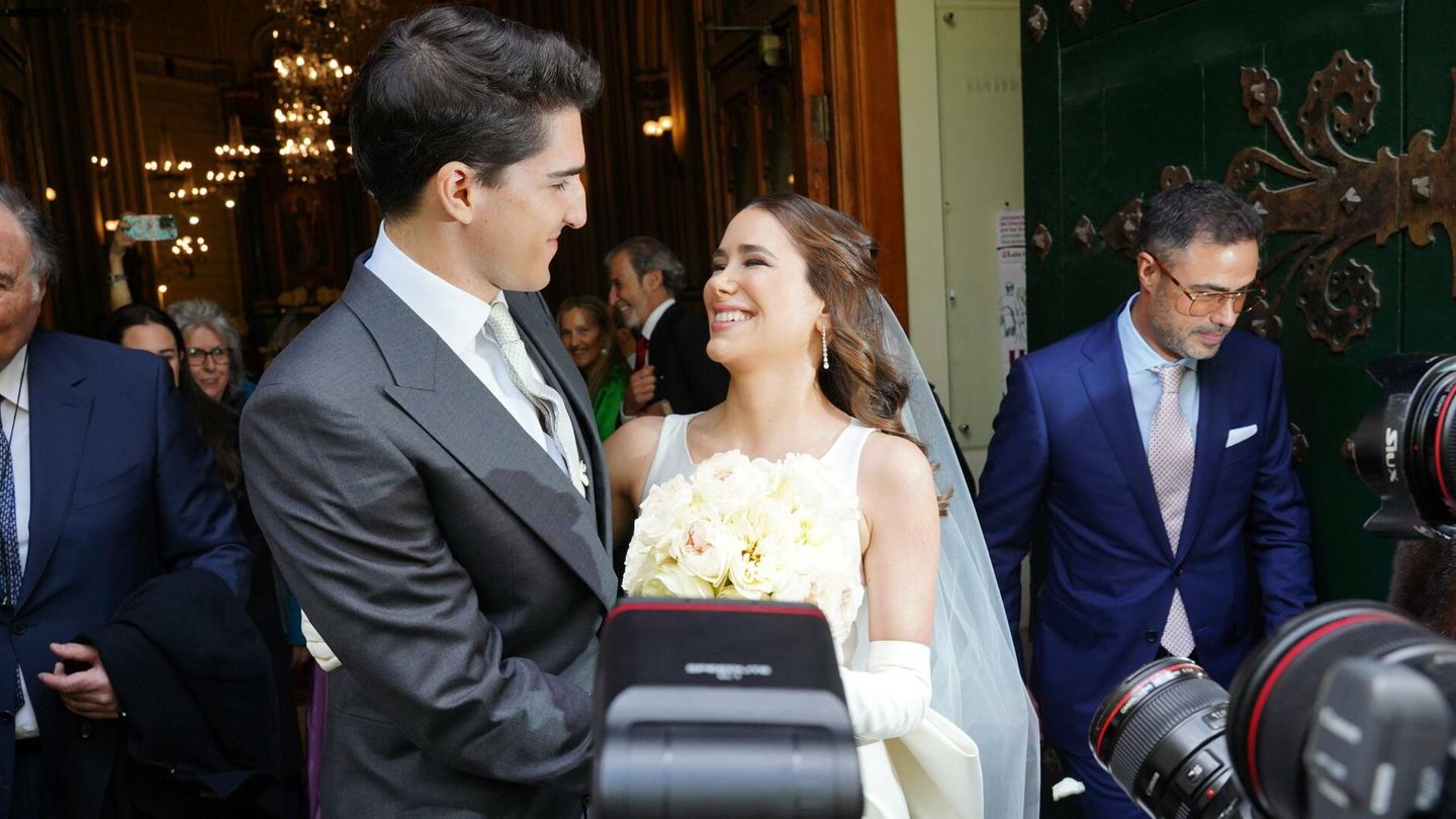 Javier García-Obregón y Eugenia Gil, recién casados. (Cordon Press)