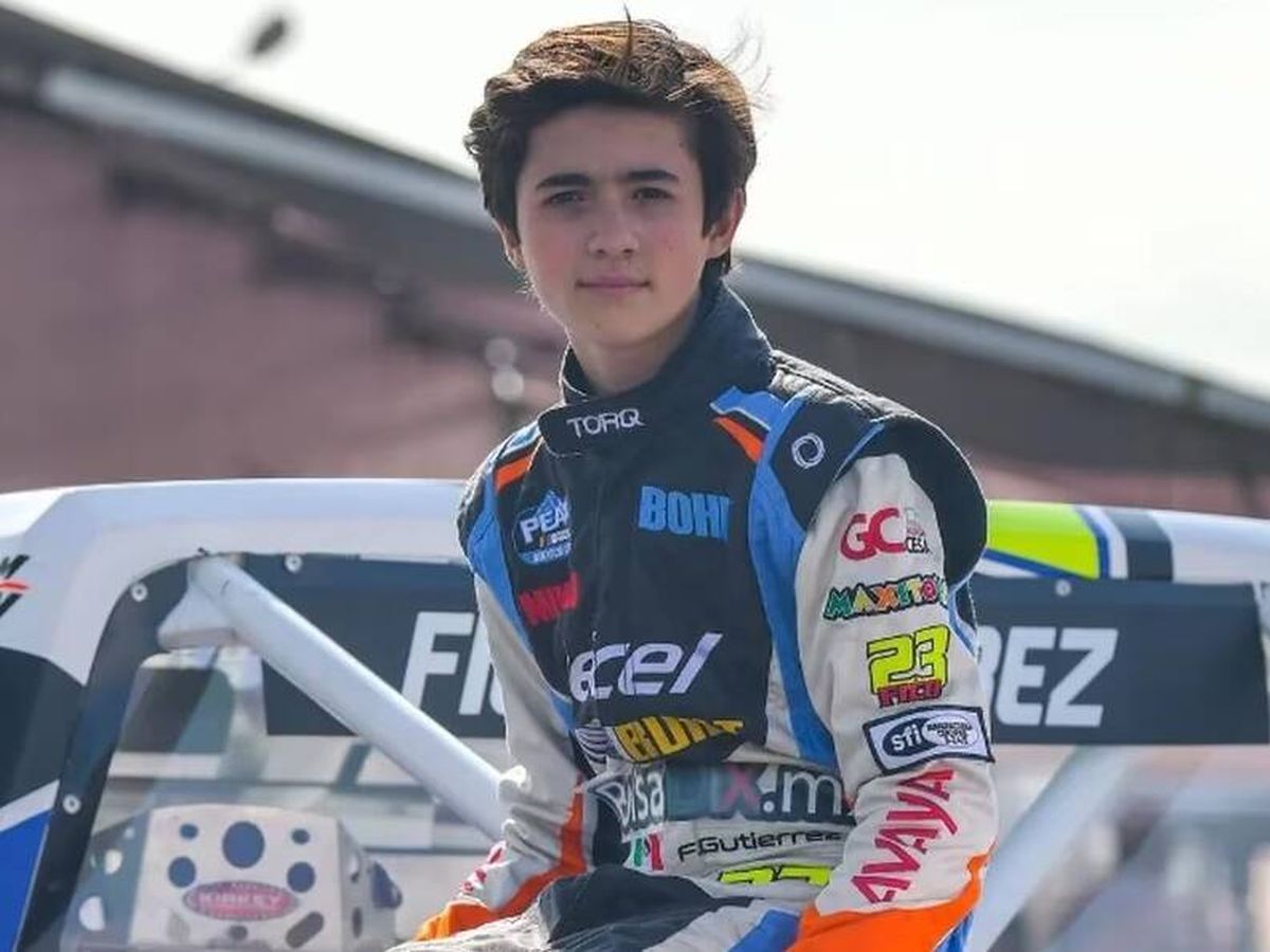 Foto: Federico Gutiérrez, piloto mexicano de 17 años de la Nascar Serie. (Instagram/ @federicogutierrezmx).