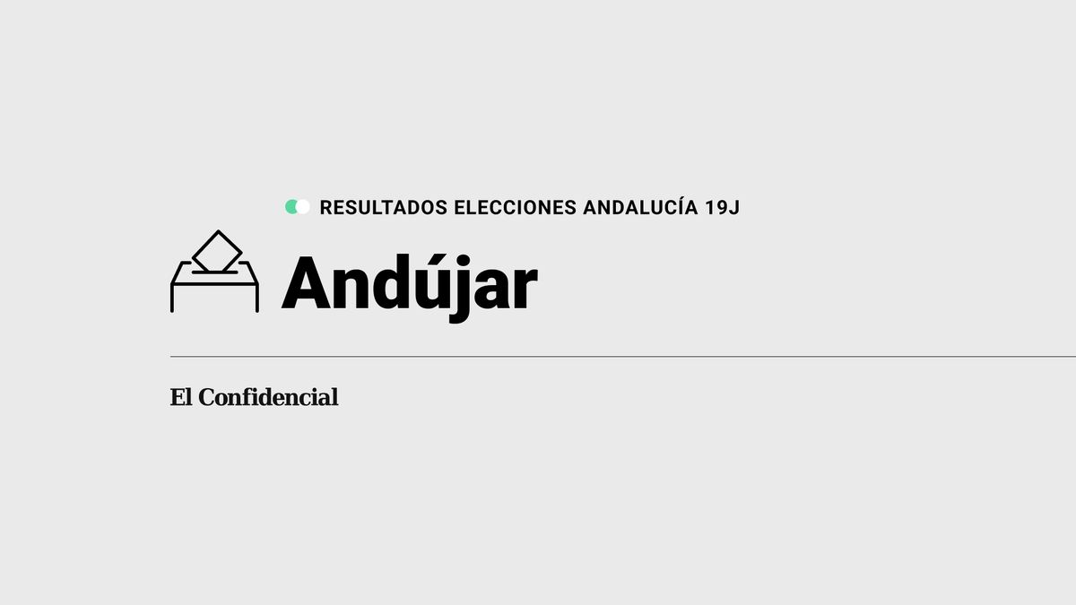 Resultados en Andújar de elecciones Andalucía 2022 con el 100% escrutado