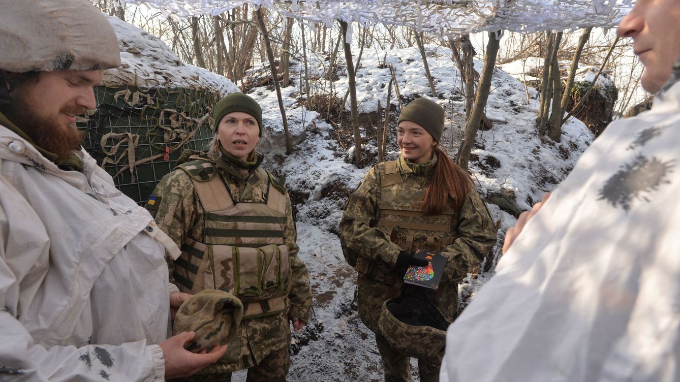 Foto: Soldados ucranianos en la línea de contacto (Reuters/Oleksandr Klymenko)