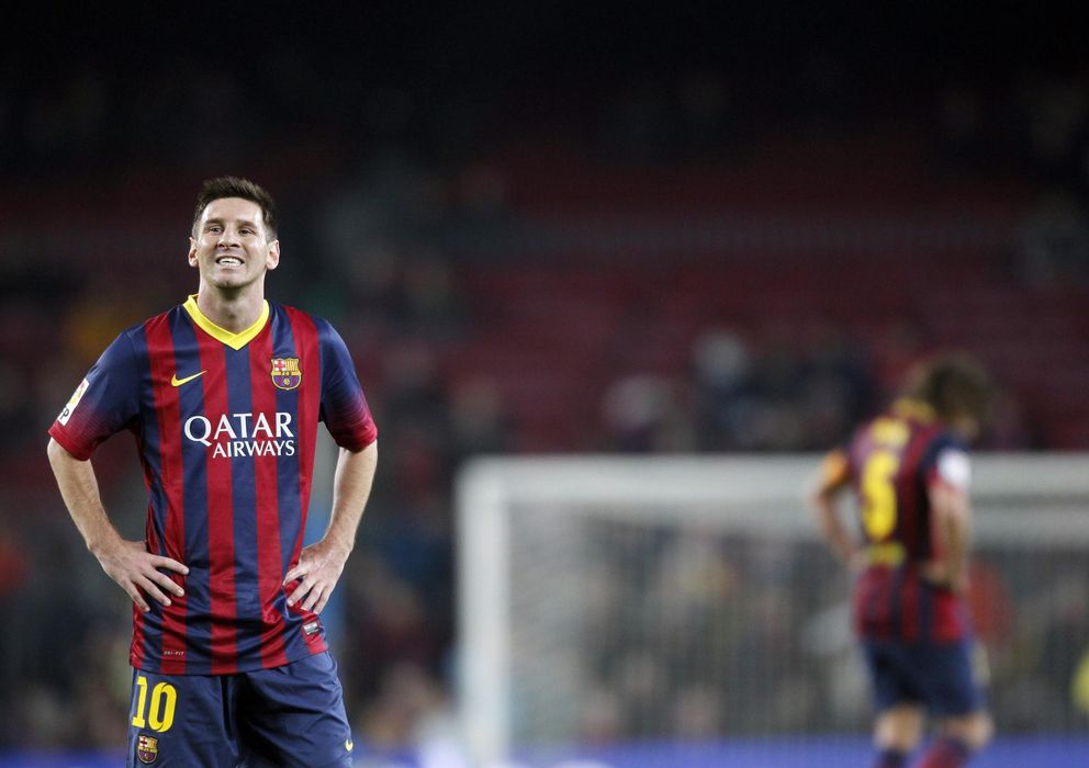 Foto: Leo Messi durante un partido de la presente temporada (Reuters).