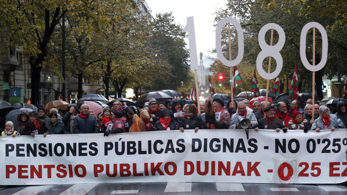 Pensionistas y sindicatos nacionalistas vascos convocan una huelga general el 30 de enero 