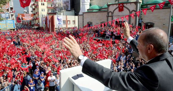 Foto: Erdogan en un mitin