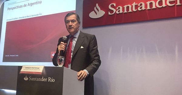 Foto: Enrique Cristofani, presidente de Santander en Argentina.