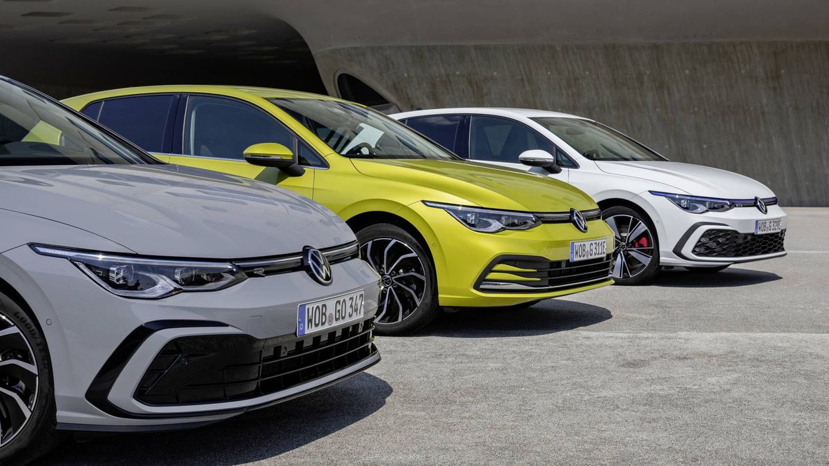 El Volkswagen Golf retuvo el liderato europeo, pero cuatro modelos ya lo acechan