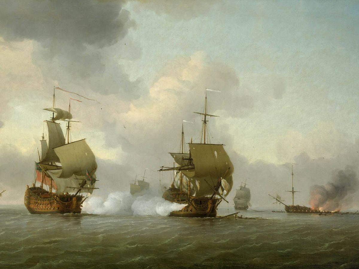 Foto: El último combate de El Glorioso, solo contra la Royal Navy. 