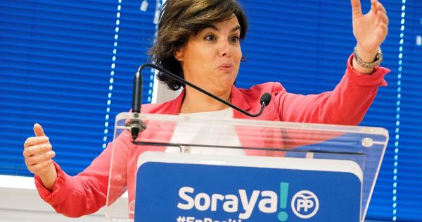 Foto: La candidata a la presidencia del PP, Soraya Sáenz de Santamaría. (EFE)