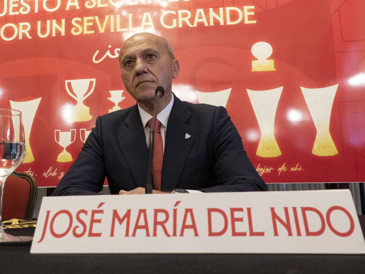 Foto: Del Nido, en una rueda de prensa que ofreció en diciembre. (EFE/David Arjona)