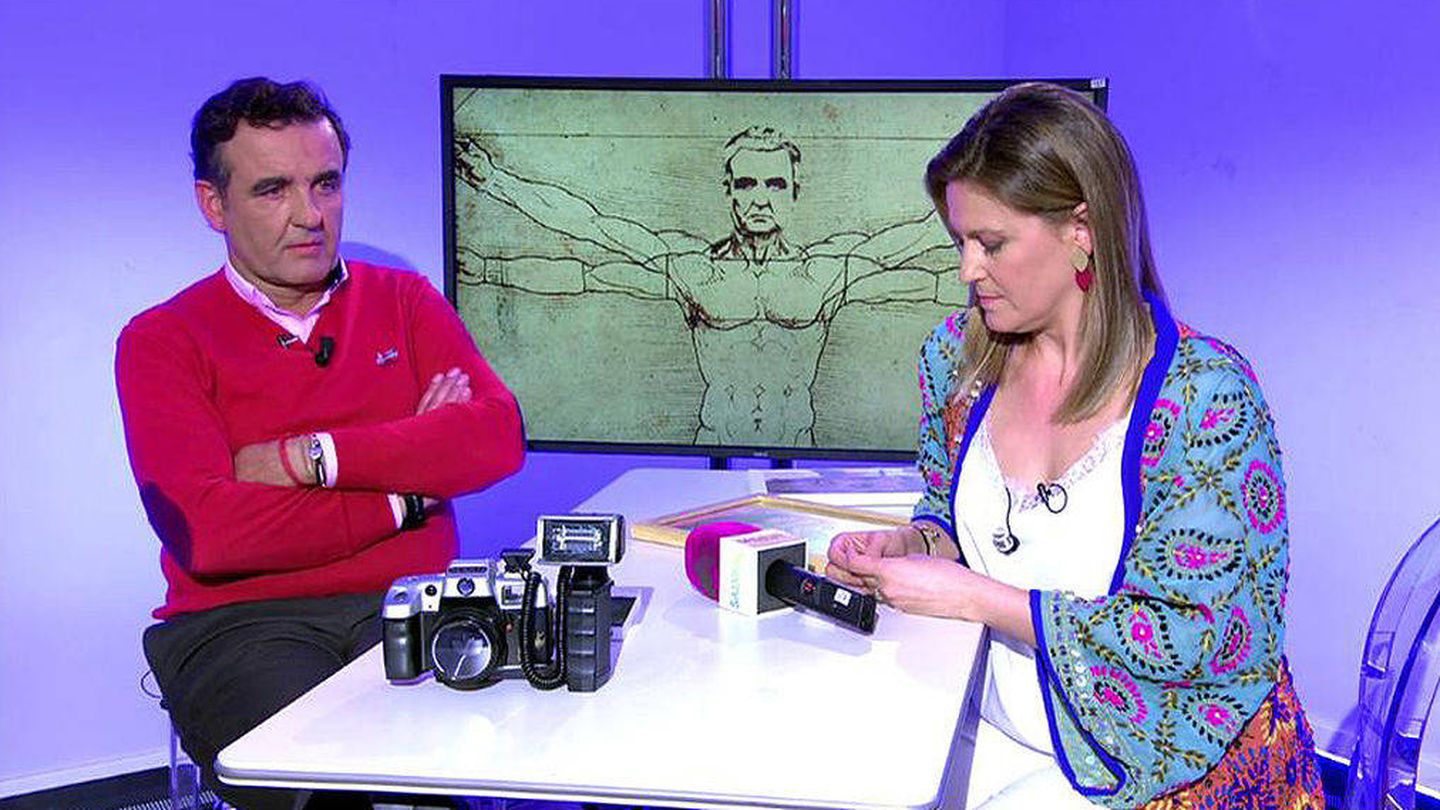 Antonio Montero y Cristina Soria, en 'Sálvame'. (Telecinco)