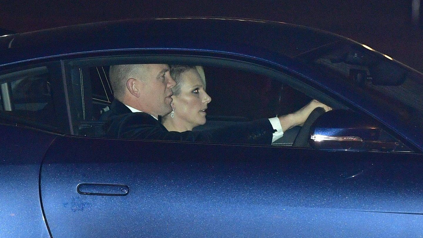 Zara Phillips y Mike Tindall. (CP)