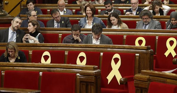 Foto: Pleno del Parlament de Cataluña. (EFE)