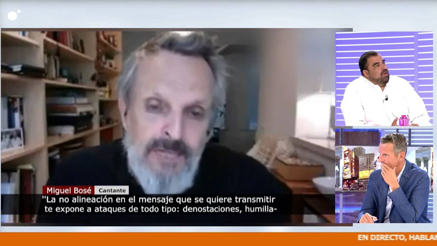 Último vídeo censurado de Miguel Bosé. (Mediaset)