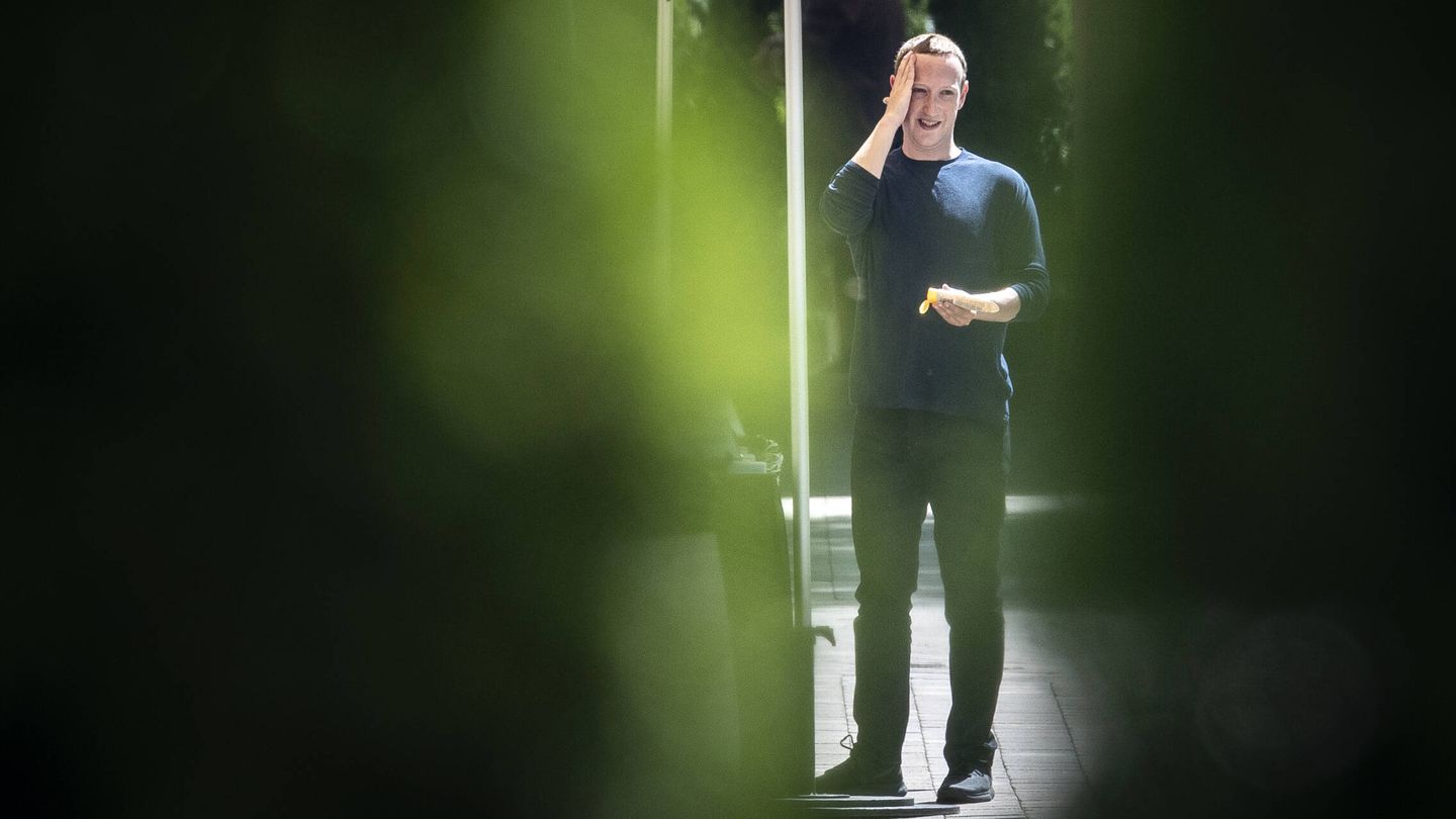 Mark Zuckerberg durante la conferencia Allen & Company Sun Valley de 2019. (Getty / Drew Angerer)