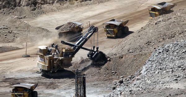 Foto: La minera polaca KGHM en su mina de cobre Sierra Gorda.