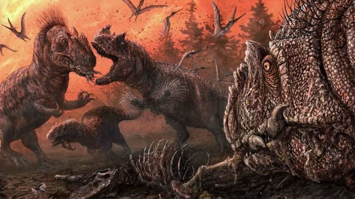 Un estudio revela que los dinosaurios eran caníbales en épocas de crisis