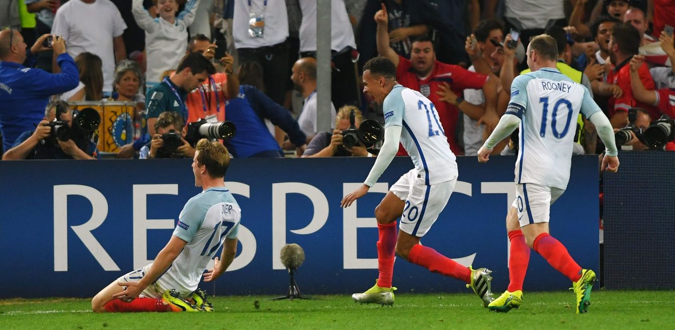 Eric Dier marcó el gol de Inglaterra ante Rusia (EFE)