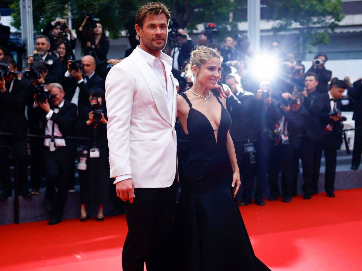 Foto: Chris Hemsworth y Elsa Pataky en el Festival de Cannes. (Reuters)