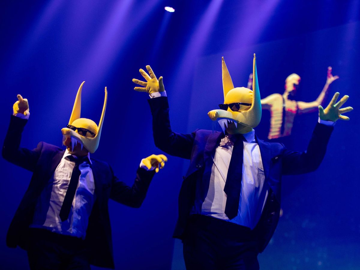 Foto: Los representantes de Noruega en Eurovisión, Subwoolfer, en un concierto (EFE/EPA/Bergen)