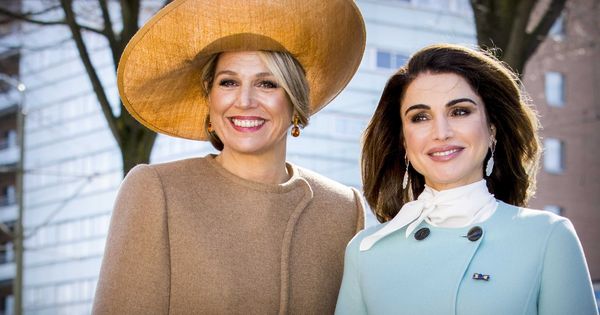 Foto: Las reinas Máxima y Rania en La Haya. (EFE)