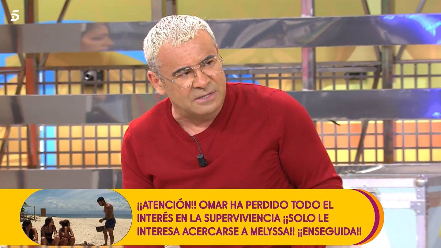 Jorge Javier interrumpe a María Patiño. (Mediaset)