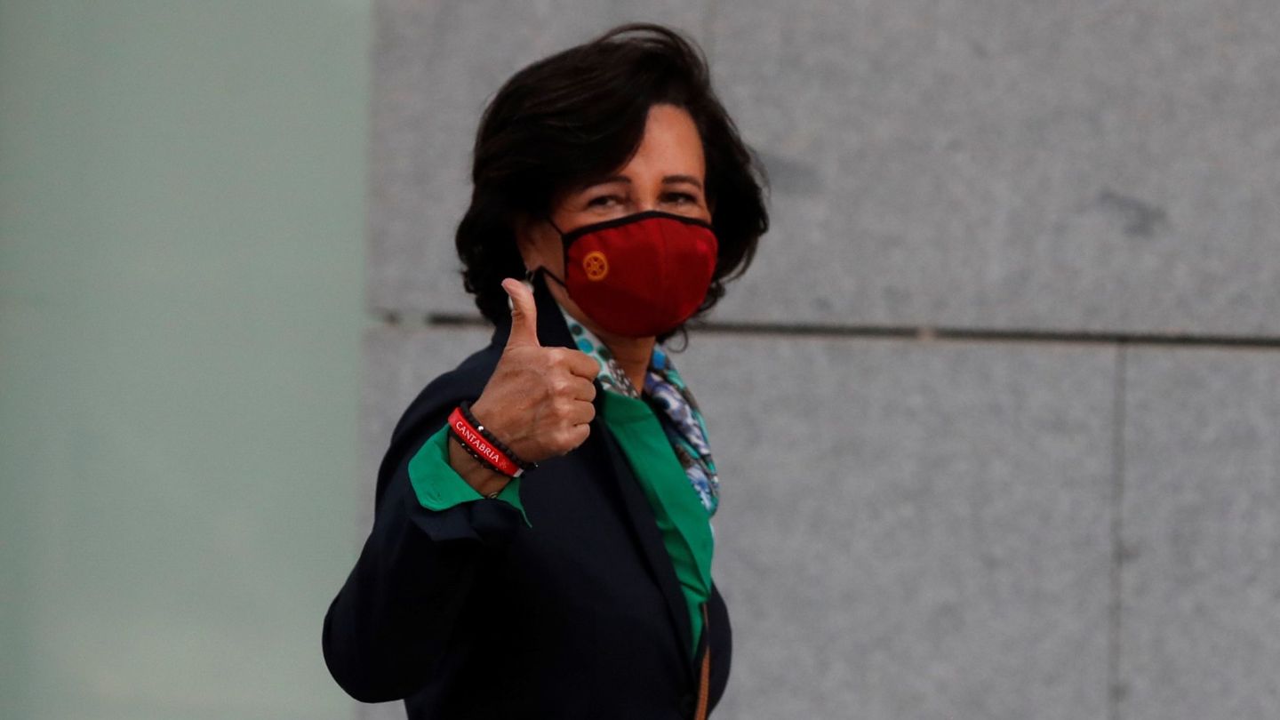 Ana Botín, antes de su declaración por el caso Banco Popular. (EFE/Juan Carlos Hidalgo)