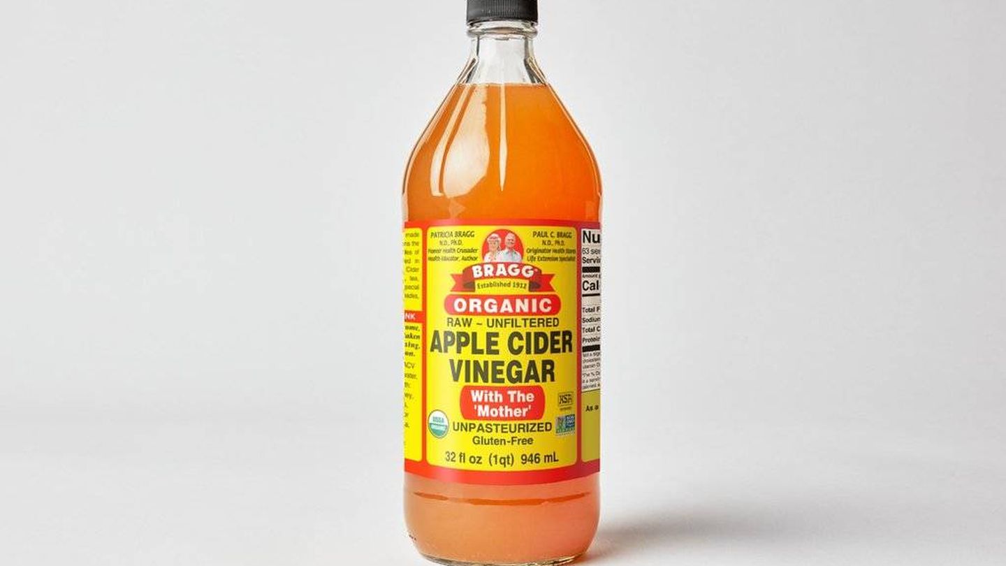 Vinagre de manzana de la marca Bragg. (Cortesía)