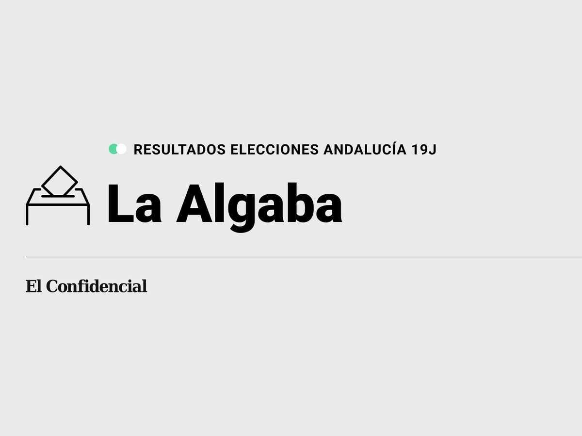 Foto: Resultados en La Algaba, Sevilla, de las elecciones de Andalucía 2022 este 19-J (C.C./Diseño EC)