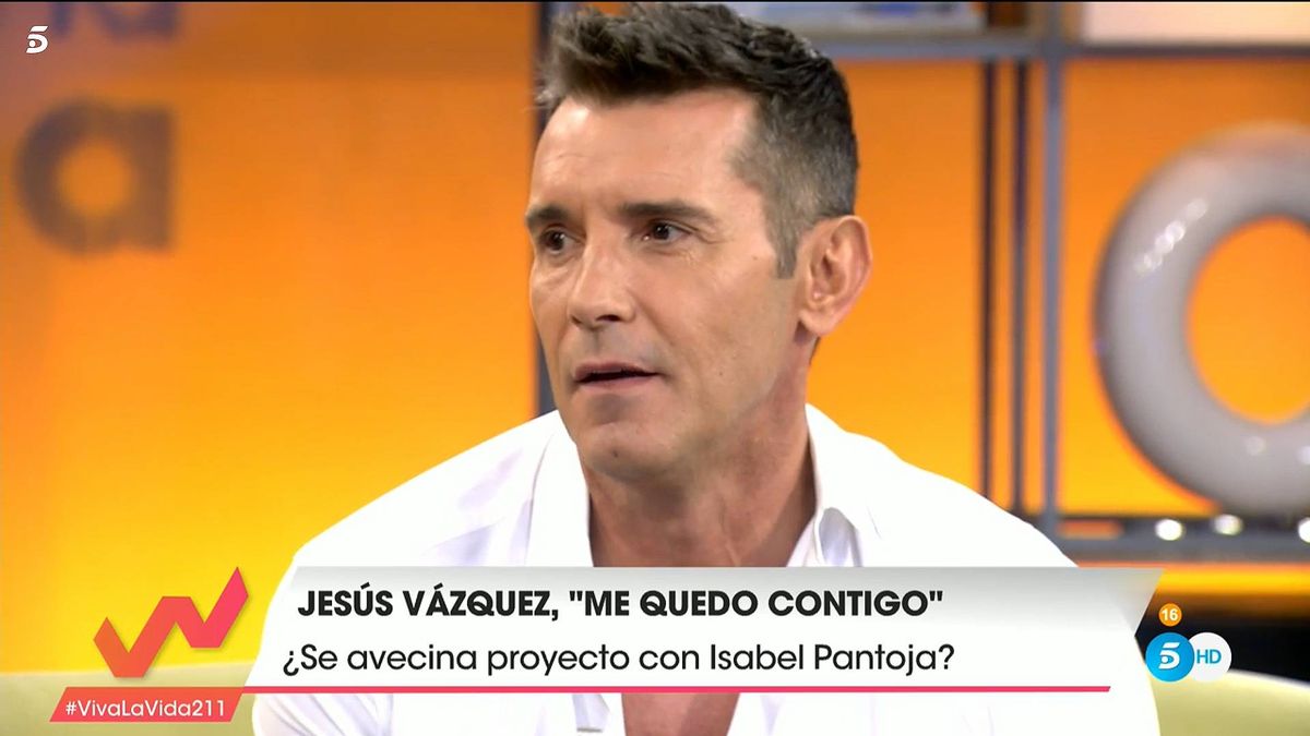 Jesús Vázquez se va de la lengua y anuncia nuevo proyecto con Isabel Pantoja en Tele 5 