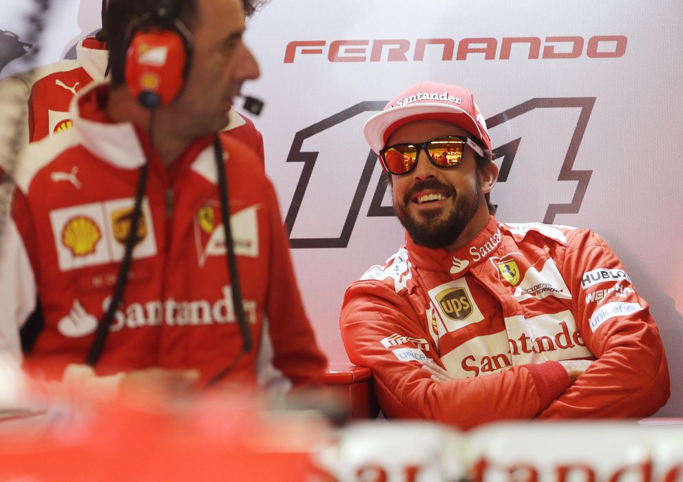 Foto: Alonso empata a Vettel en el Mundial de Pilotos por el quinto puesto.