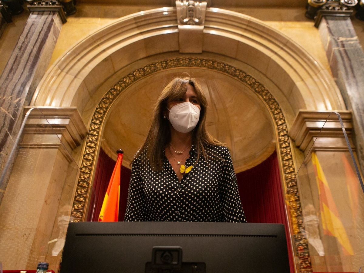 Foto: La presidenta del Parlament, Laura Borràs. (EFE)