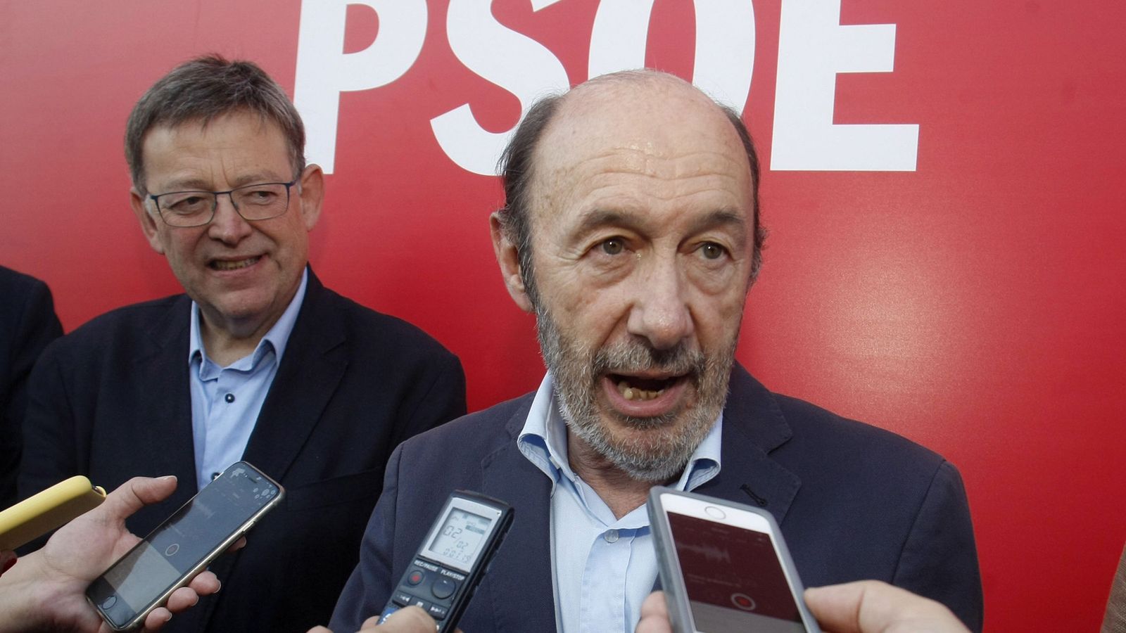 Foto:  El ex secretario general del PSOE, Alfredo Pérez Rubalcaba (Efe)
