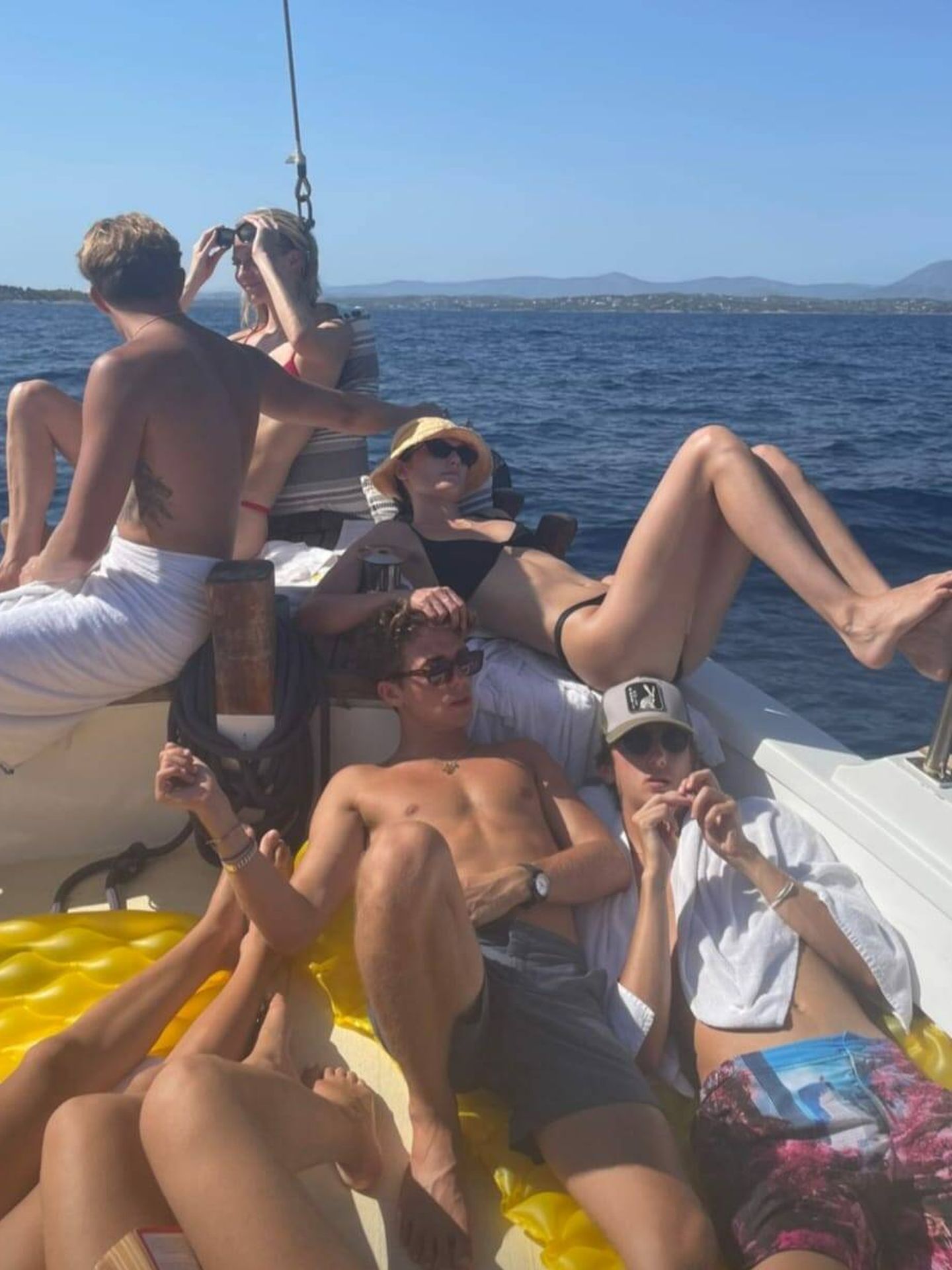 Han tomado el sol en cubierta del barco. (Instagram/@olympiagreece)