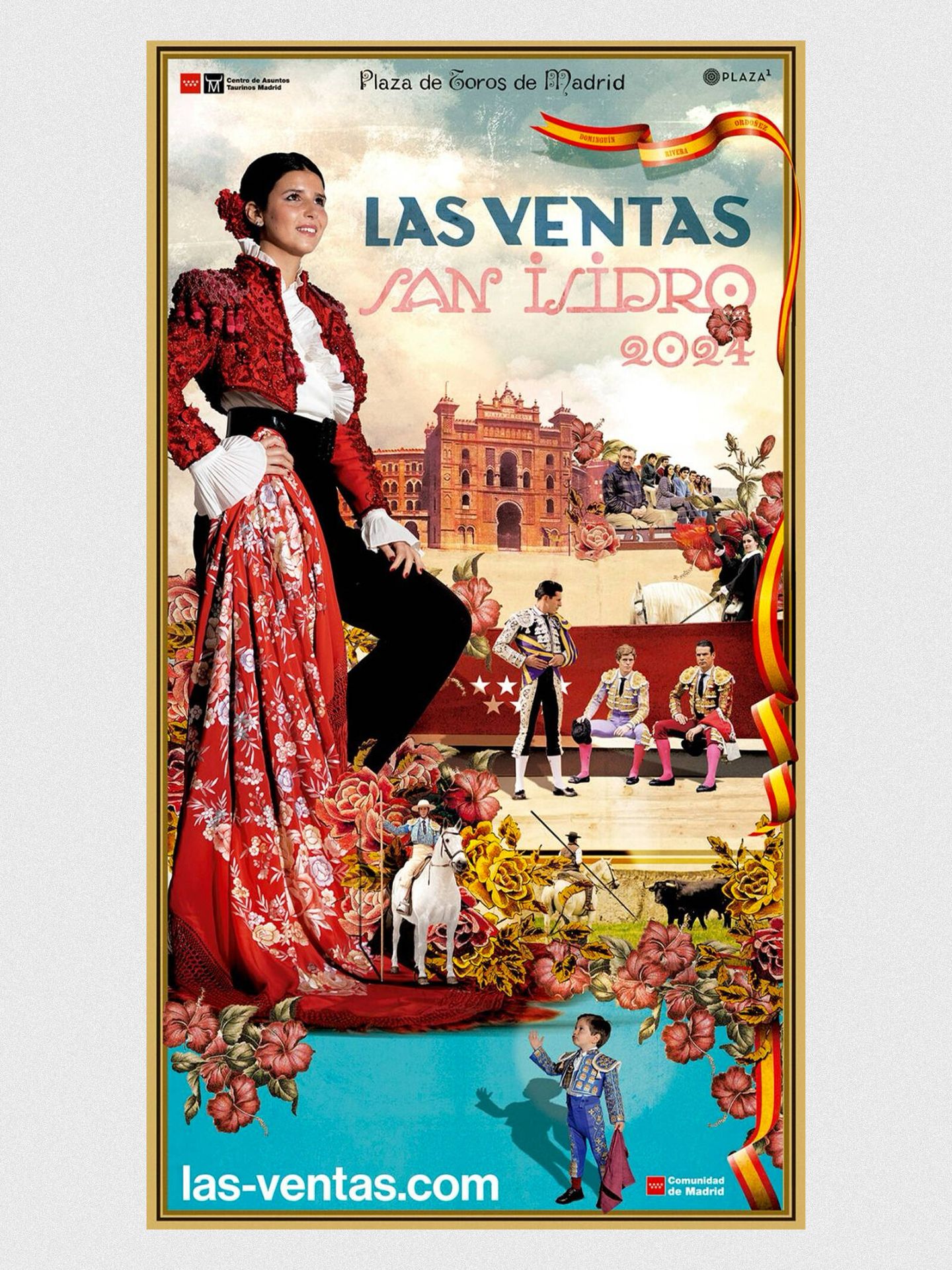Cayetana Rivera ilustra el cartel de la Feria taurina de San Isidro en Las Ventas.