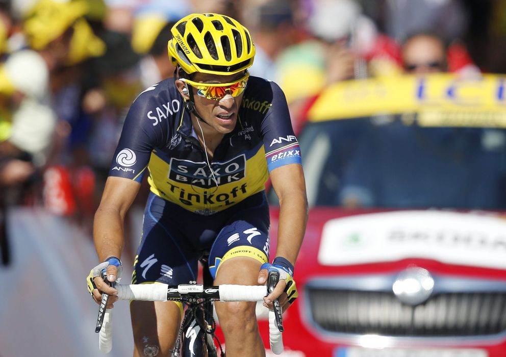 Foto: Alberto Contador en el último Tour de Francia (Efe).