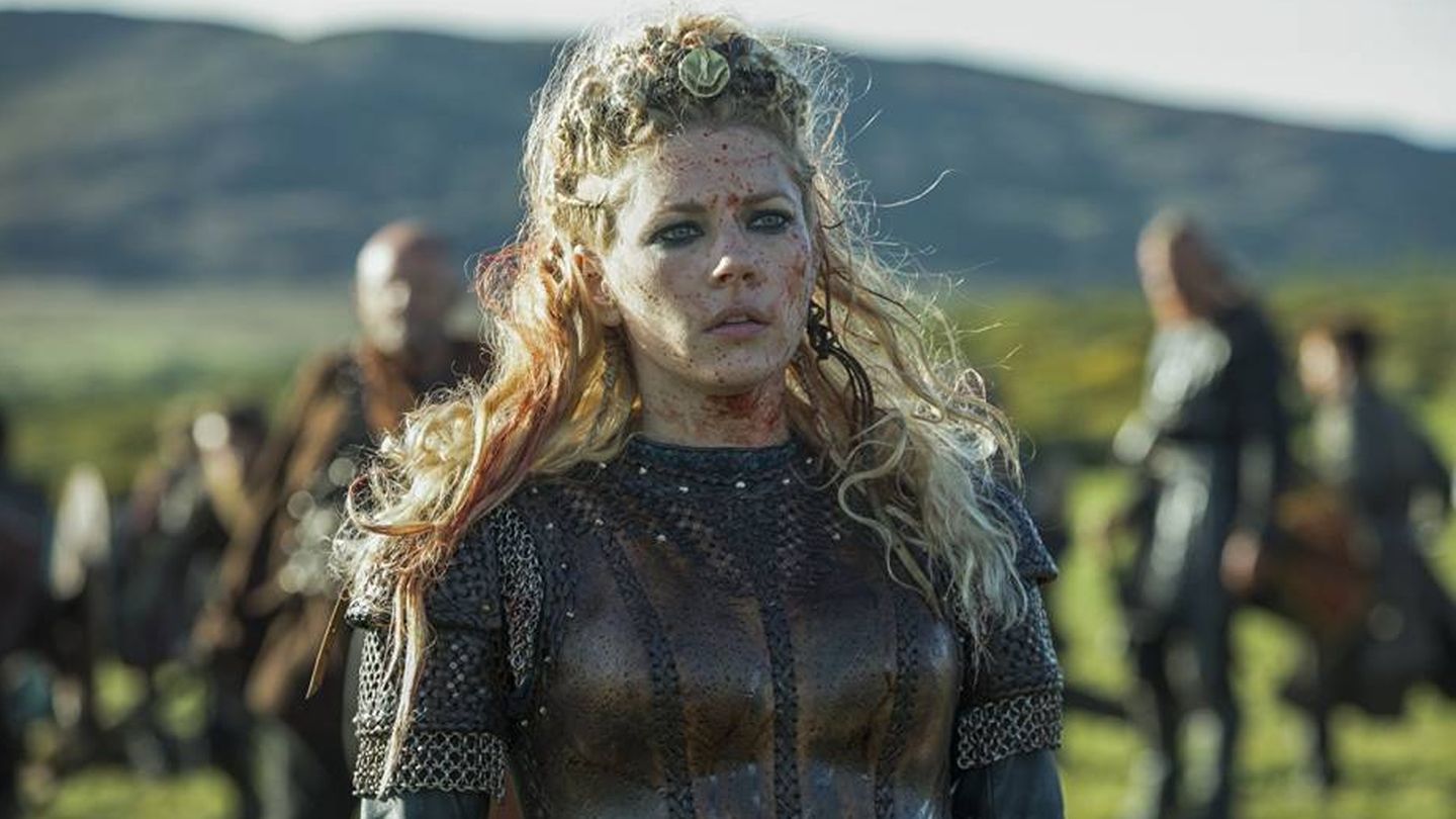 Lagertha, tras perder la guerra contra Ivar. ('Vikingos').