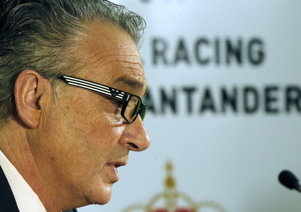 Foto: Angel Lavín es el actual presidente del Racing de Santander.