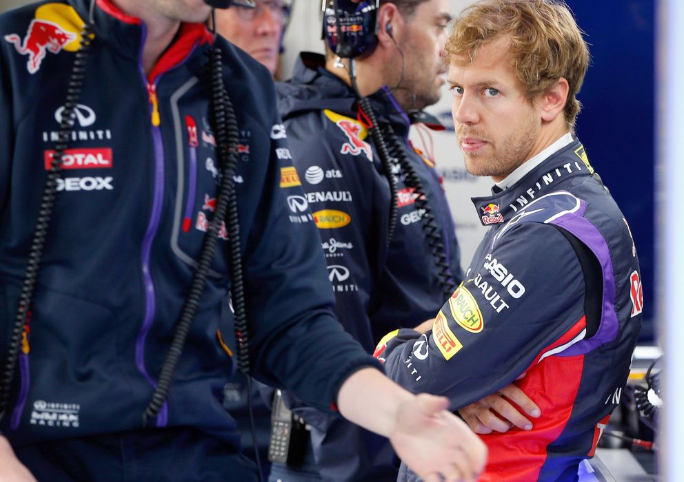 Foto: Sebastian Vettel, con rostro serio durante el Gran Premio de Reino Unidio disputado en el circuito de Silverstone. 