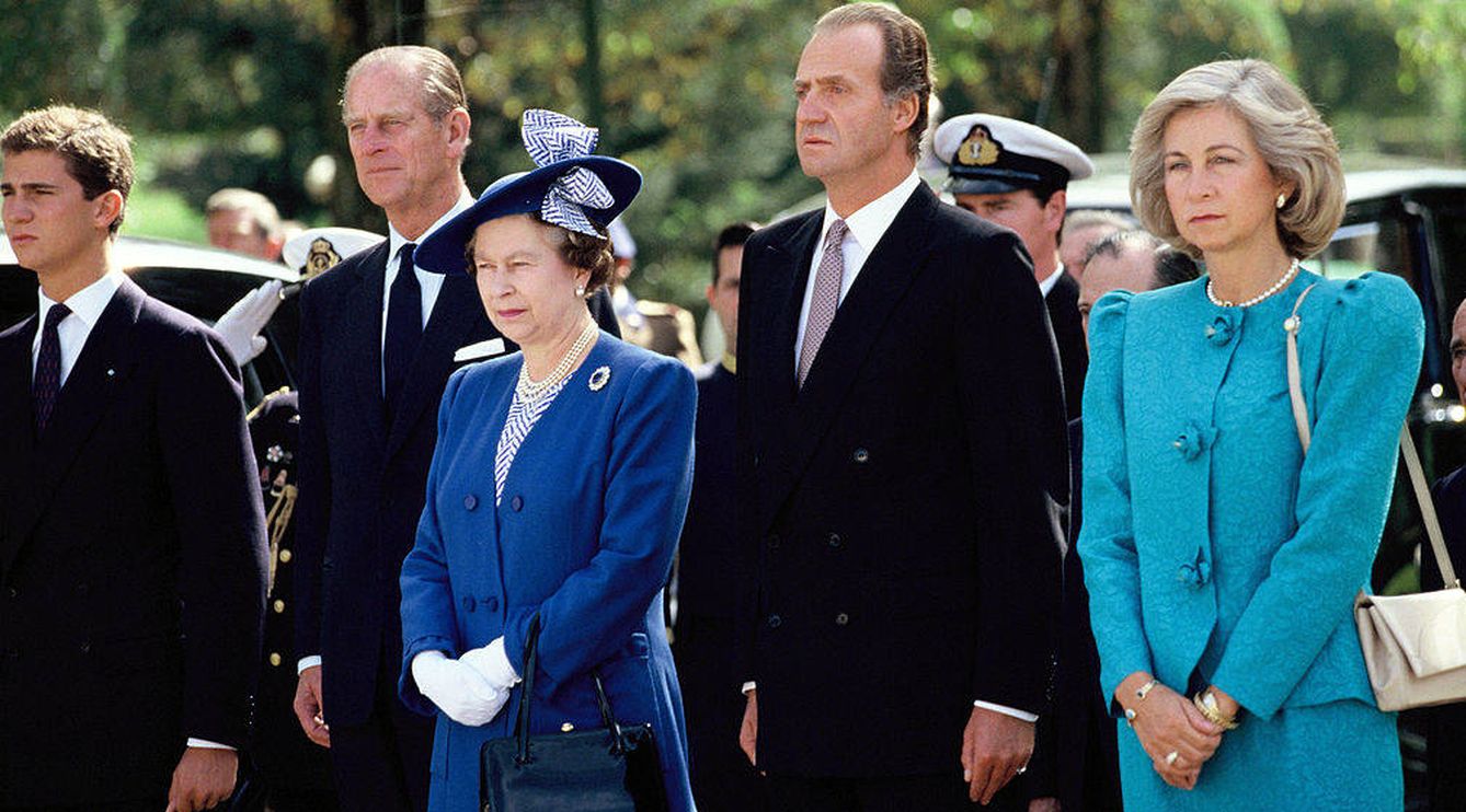Visita de Estado de Isabel II y el duque de Edimburgo a España en 1988. (Getty)
