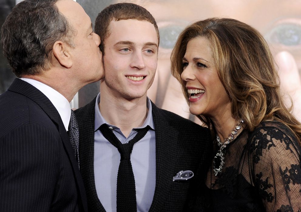 Foto: Hanks junto a su hijo Chest y su mujer, Rita Wilson (Gtres)