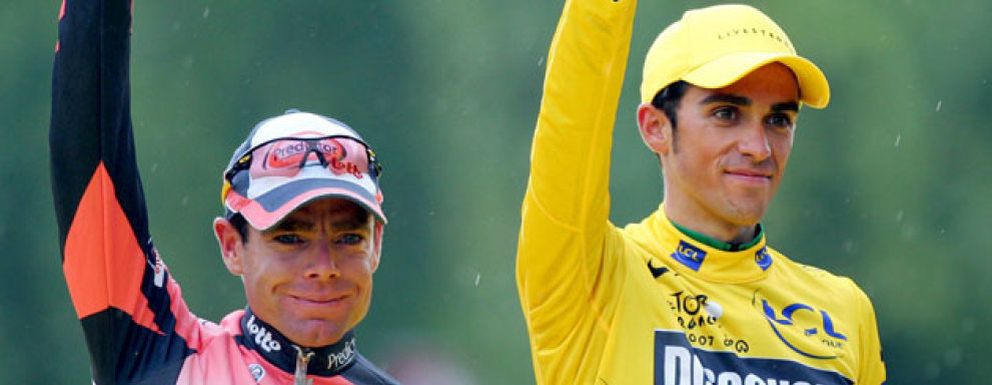 Foto: Cadel Evans cree en la "inocencia" de Contador