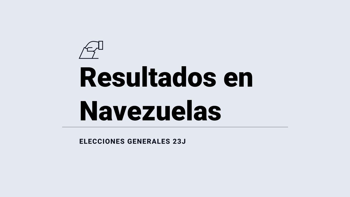 Resultados y escrutinio en Navezuelas de las elecciones generales 2023, última hora: el PP, el partido más votado
