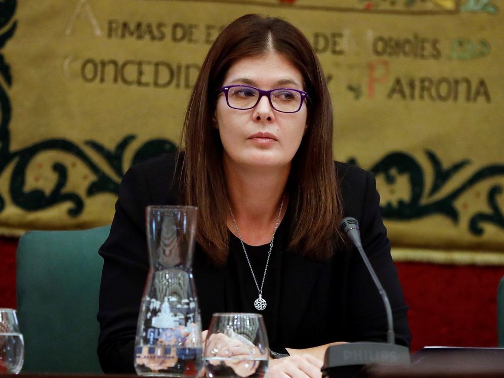 Foto: Pleno para la reprobación de la alcaldesa de Móstoles, Noelia Posse. (EFE)