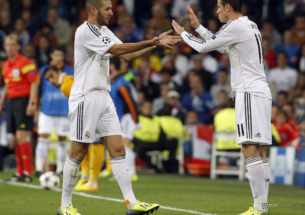 Foto: Benzema fue sustituido por Bale en la segunda parte del Real Madrid-Juventus