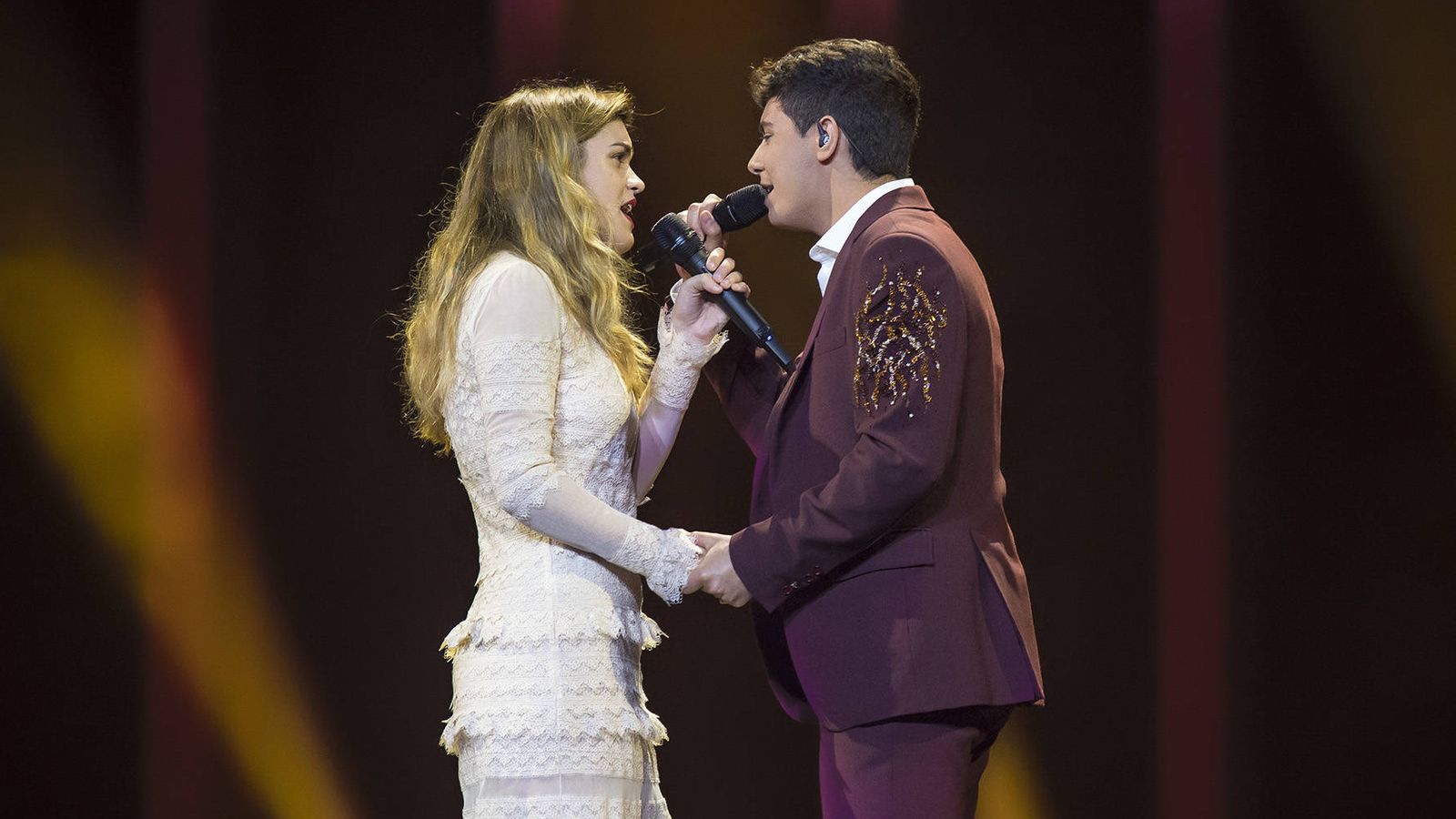 Foto: Amaia Romero y Alfred García, representantes de España en Eurovisión 2018. (RTVE)