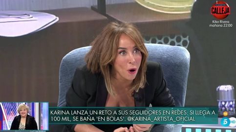 María Patiño, alarmada en el 'Deluxe' por la salvajada de Víctor Sandoval