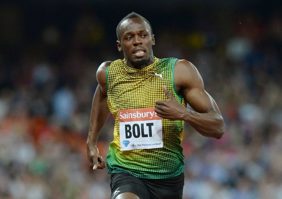 Foto: Bolt, en la Diamond League de Londres