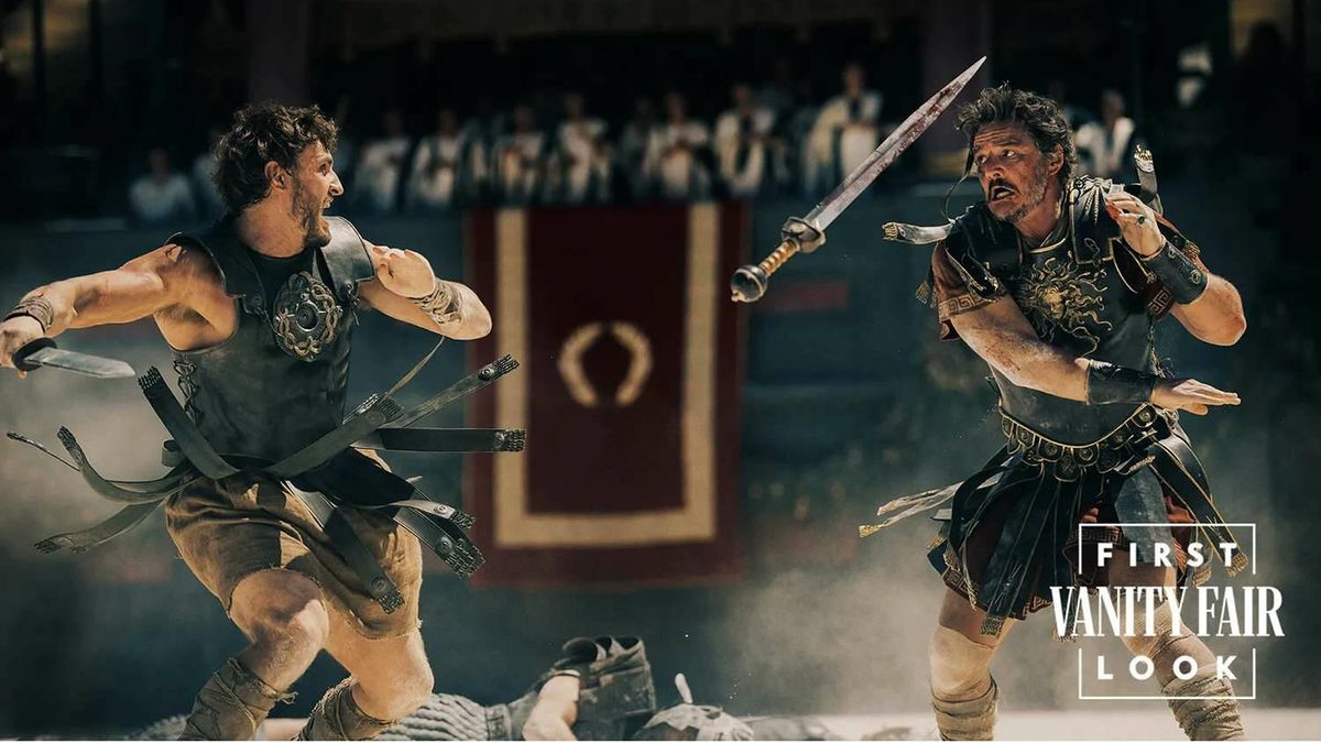 Paul Mescal y Pedro Pascal como nunca antes les habías visto: desvelan las primeras imágenes de 'Gladiator 2'